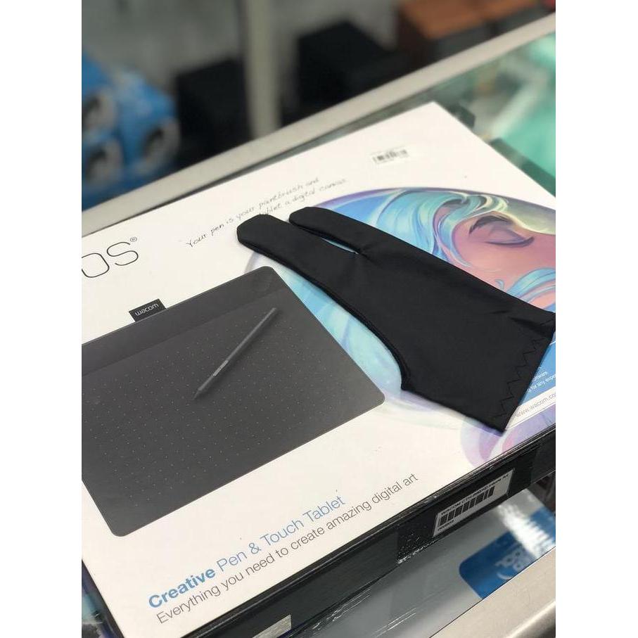 Sarung tangan drawing glove untuk pen tablet Wacom Huion