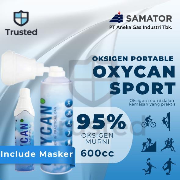 OXYCAN SPORT Oksigen Portable Tabung Kaleng Kecil 600cc