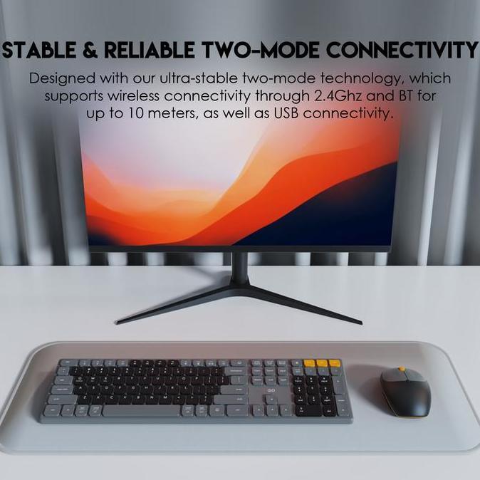 Fantech WK895 / WK-895 Pop Keys Wireless Keyboard Mouse Combo