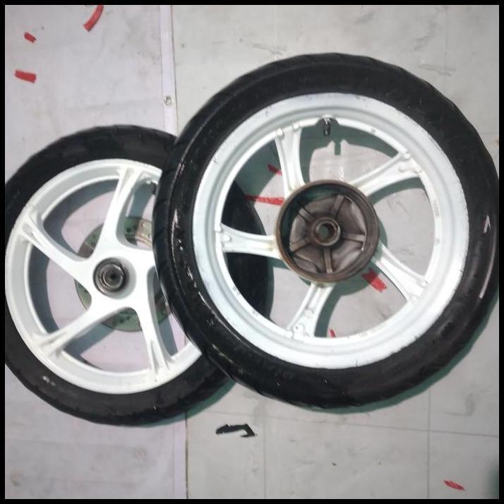 BEST DEAL VELG VELEG PELEK DEPAN BELAKANG YAMAHA XEON 125 RC GT PNP MIO M3 ORI 