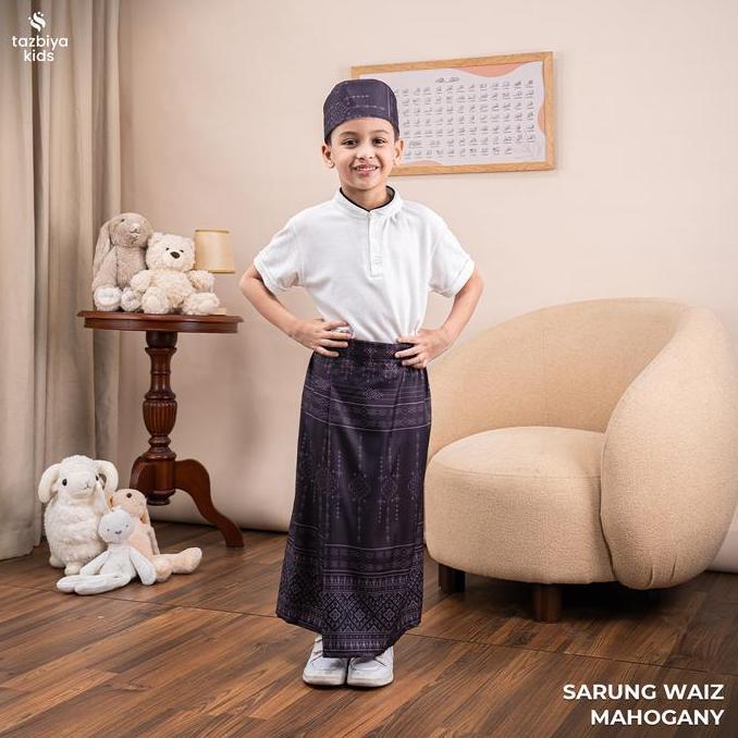 [NEW] TAZBIYA SARUNG ROK INSTAN+ PECI ANAK LAKI-LAKI MOTIF | SARUNG ANAK INSTAN | SARUNG CELANA ANAK