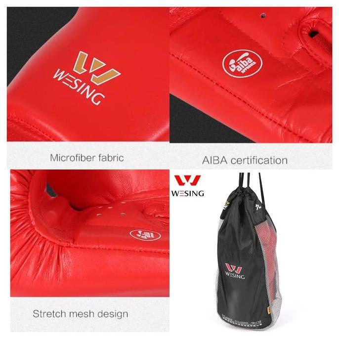 Sarung Tinju Wesing AIBA / IBA APPROVED / Boxing gloves muay thai