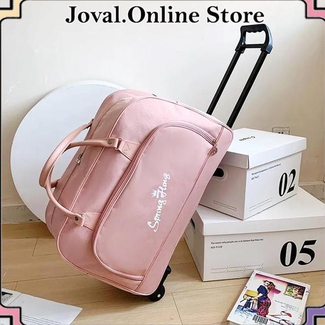 Tas Travel Trolley Tas Penyimpanan Kapasitas Besar Tas Perjalanan Tas Travelling Travel Bag Trolly K