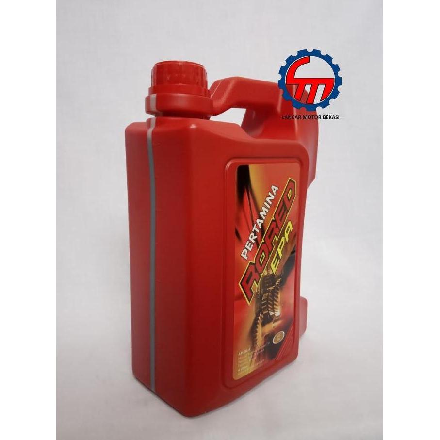 Ready Oli Pertamina Rored Epa SAE 90 4 Liter Asli Original