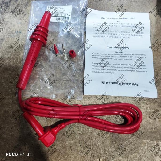 Kyoritsu 7165A Test Leads Cable Kabel Lead 7165 For 3025A 3121B 3122B