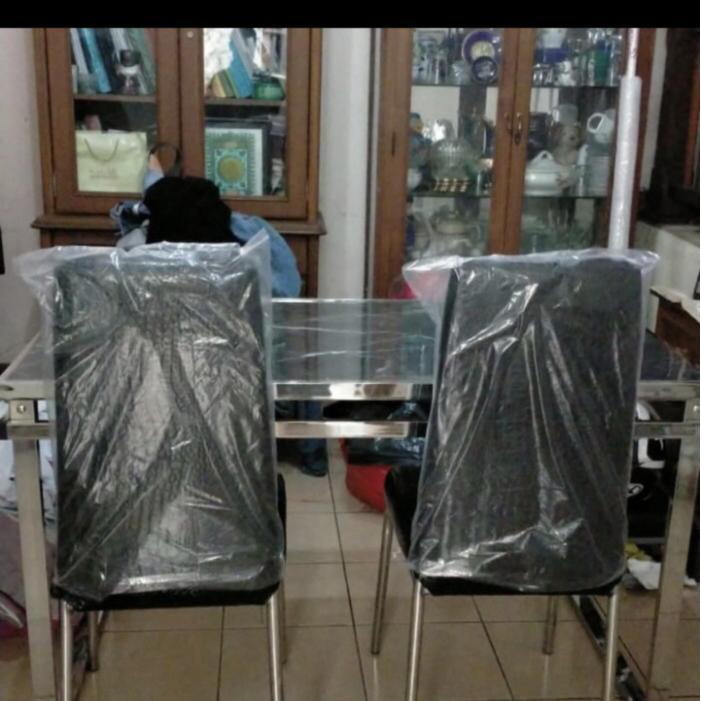 Meja makan marmer 120x70