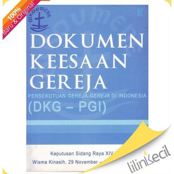 Ready Buku Dokumen Keesaan Gereja(DKG-PGI)
