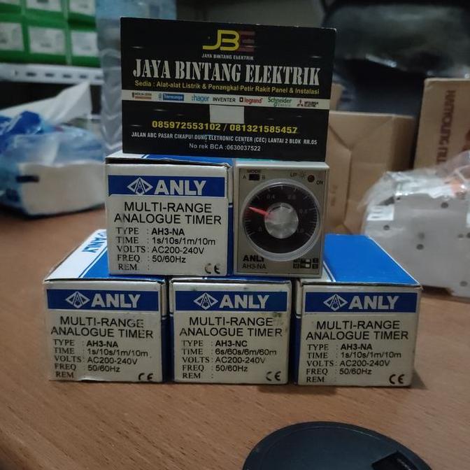 Timer ANLY AH3-NA 220VAC ORIGINAL