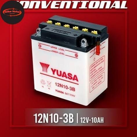 BEBAS ONGKIR - Aki Basah Yuasa Conventional 12N10-3B Thunder 250CC