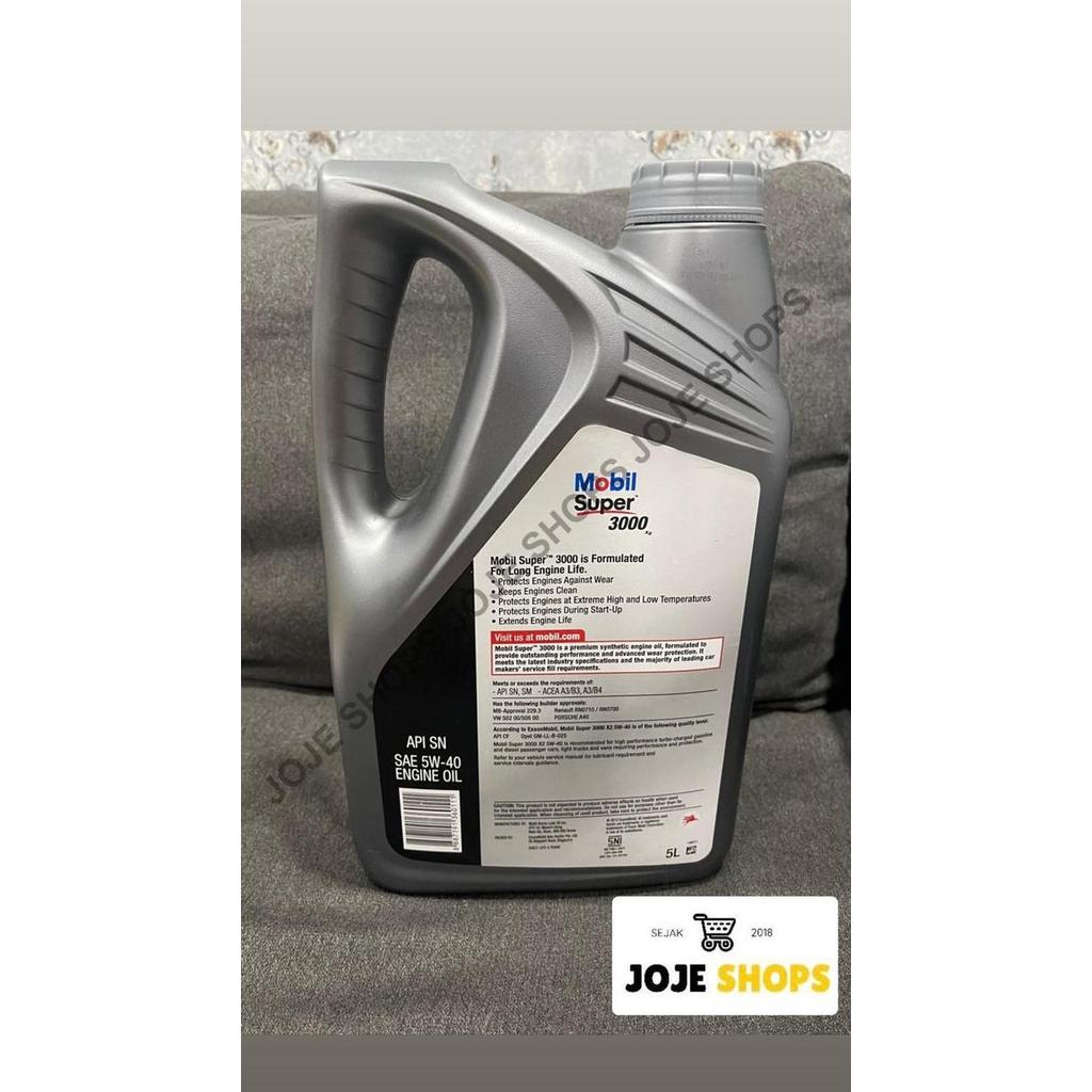 Ready Oli Mobil Super 3000 5W 40 5W-40 Original Galon - 5L / 5 L / 5Liter