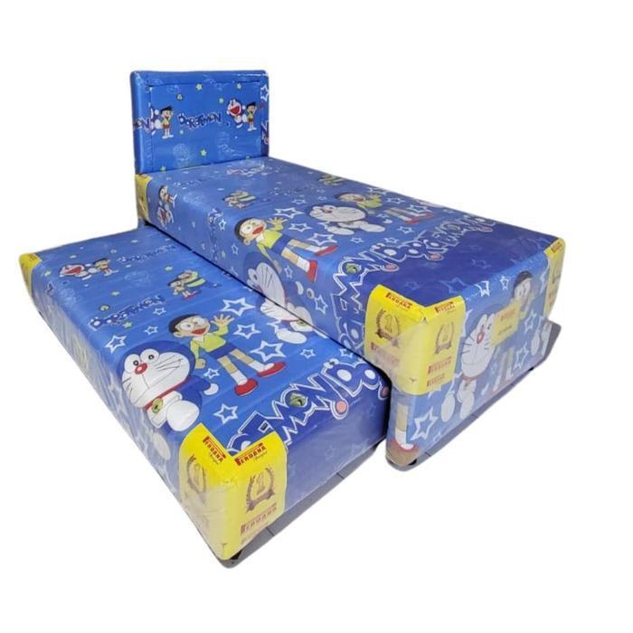 SPRINGBED 2in1 PERDANA KARAKTER ANAK FROZEN / DORAEMON