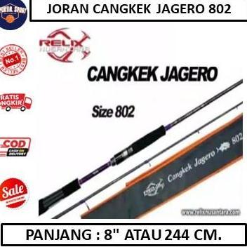 BEBAS ONGKIR - Joran Cangkek Jagero 802 Relix Nusantara - ALAT PANCING - AKSESORIS