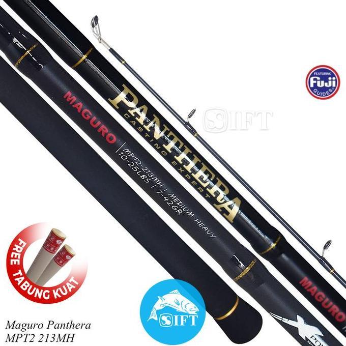 Joran Maguro PANTHERA 182 MH | 213 MH | Pancing Casting Rock Fishing