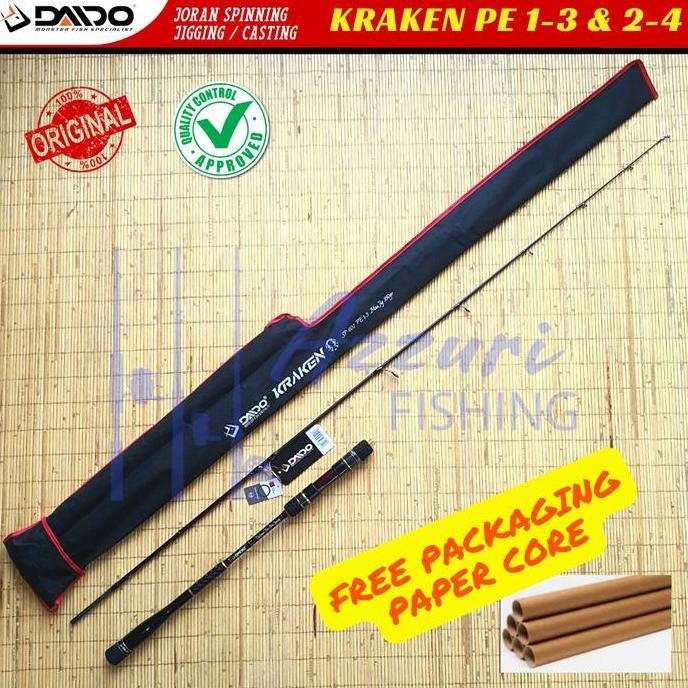 TERBARU - Joran Daido KRAKEN PE 1-3 & 2-4 LIGHT JIGGING - JORAN LAUT / JORAN JIGGING / JORAN SPINNIN