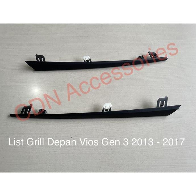 List Grill Depan Vios gen 3 2013 - 2017/Grille Moulding Vios/lis Vios murah