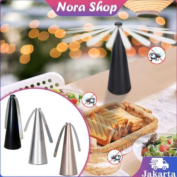 AWAYESH Pengusir Lalat Elektrik Kipas Pengusir Nyamuk Kipas Anti Lalat Rotating 360 Degree Fly Repel