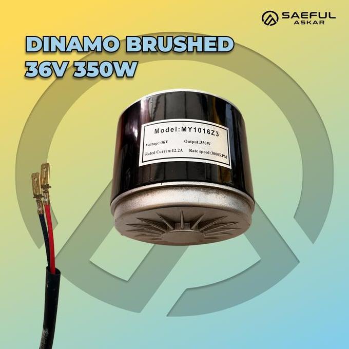 Dinamo Brushed 24v 36V 350W Scooter Electric Motor Skuter Listrik