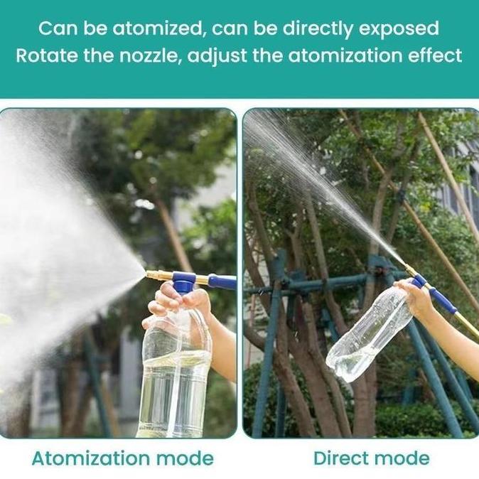 FOWERLEB Alat Semprot 2 Nozle Kepala Kuningan Sprayer Alat Semprot Manual Alat Semprot Tanaman