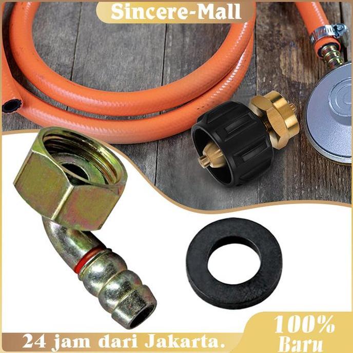 DIKARTELLA Nepel Selang Gas Kompor Tanam Kompor Kaca Serbaguna Selang Gas