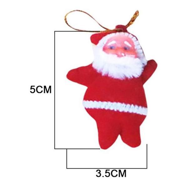 hiasan santa mini untuk pohon natal