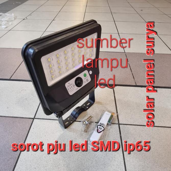 lampu jalan led tenaga surya 50 watt 50w pju solar panel 50watt w smd