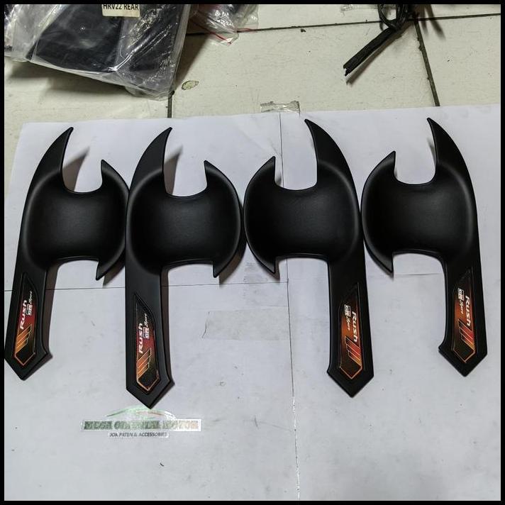TERBARU OUTER HANDLE MANGKOK PINTU GR SPORT ALL NEW RUSH 2018 2024 HITAM DOFF 