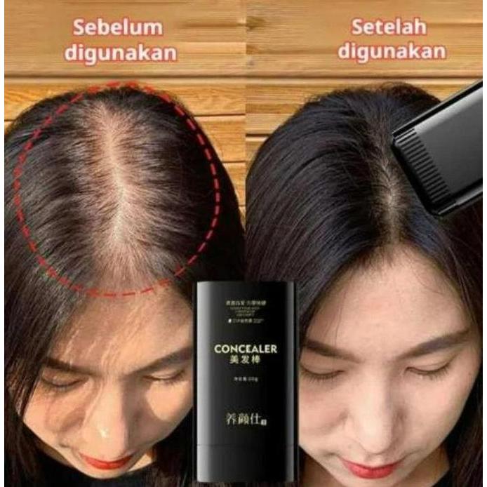 BLANCHENAM Gray Hair Color Stick Waterproof Natural NonSmudge Color