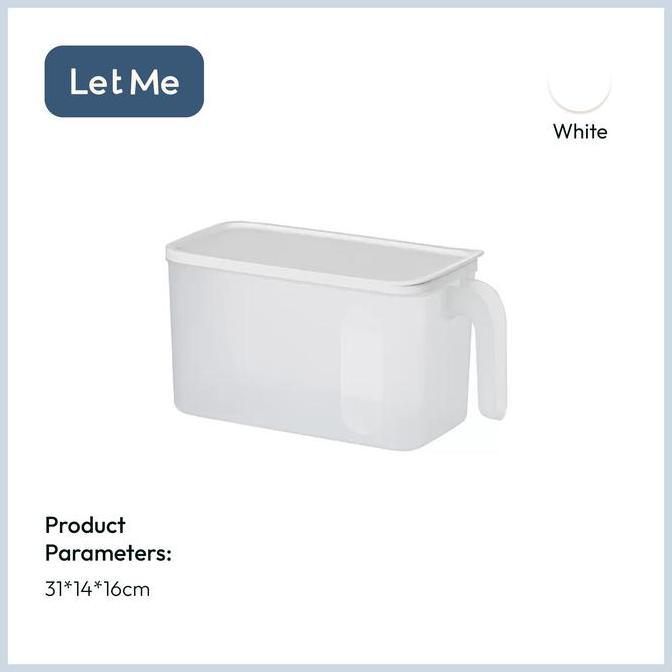 PROMO HARI INI - Let Me Food Container Box - Wadah Kotak Organizer Penyimpanan Bahan Makanan Multifu