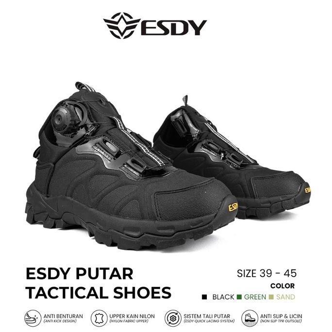 SEPATU ESDY PUTAR TACTICAL BOOTS 6 INCH ORIGINAL IMPORT MADE IN USA 3 VARIAN WARNA HS