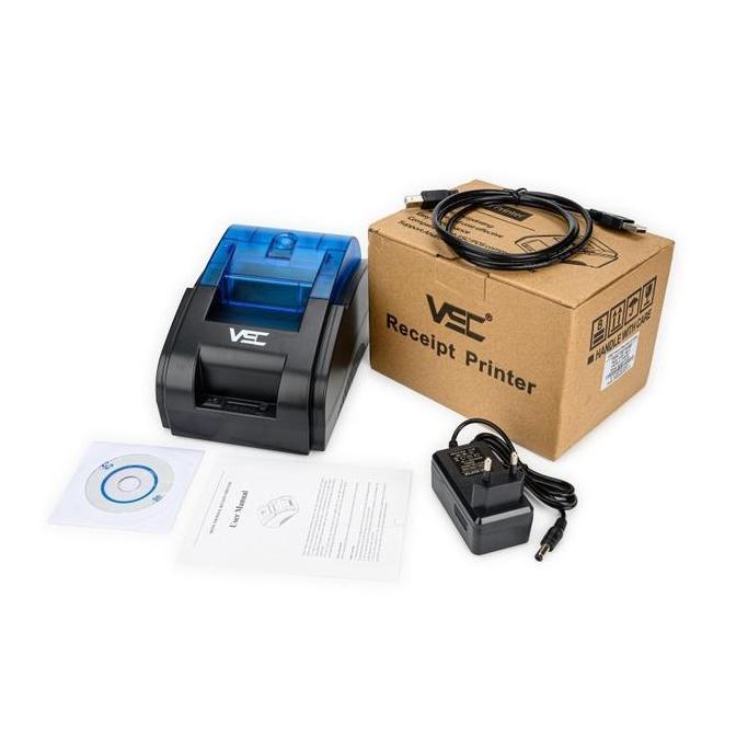 PRINTER THERMAL BLUETOOTH VSC TM-58D 58mm SUPPORT STRUK  MOKA GOBIZ QASIR - RPP02N Charger Label kas