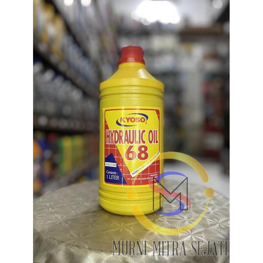 Promo Kyoso Hydraulic Oil 68 ISO VG Oli Hidrolis Hidrolik 1 L Diskon