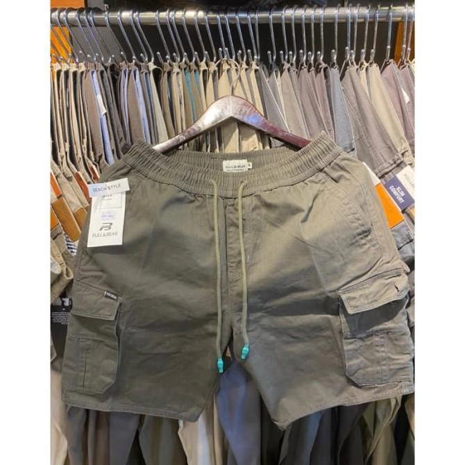 Pull Bear Celana Pull Bear Celana Cargo Pendek Boardshort Pria Brand