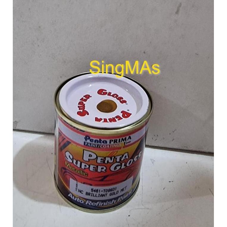 Promo Cat PENTA Super Gloss NC  BRILLIANT GOLD MET 200CC T09931 Emas Metalik Diskon