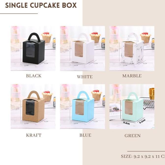 Single Muffin Cupcake Box | Kemasan Kotak Cupcake | Box Cupcake