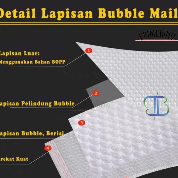 Bubble Mailer / Amplop Bubble Mailer / Security Bag Mailer Solid / Polymailer Bubble