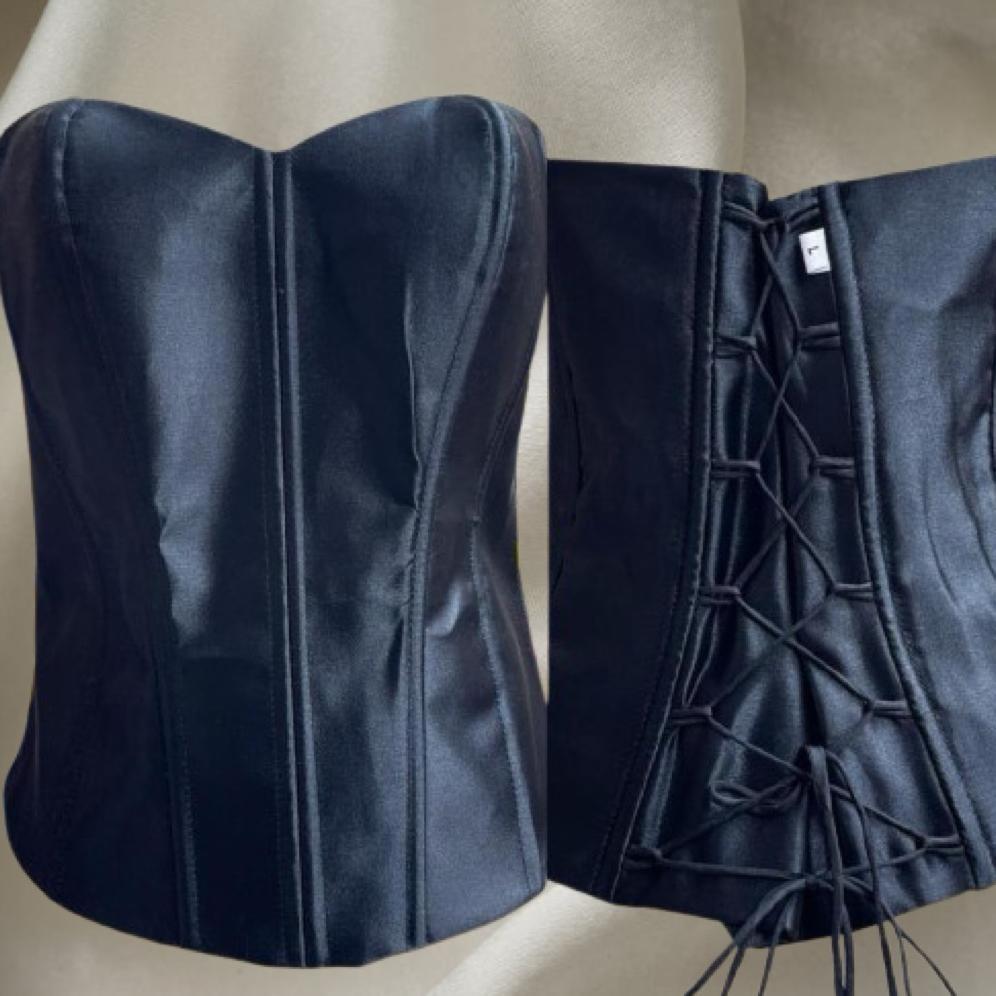 Longtorso satin M-L-XL | Longtorso daleman kebaya | Longtorso korset kebaya | Kemben bustier kebaya 