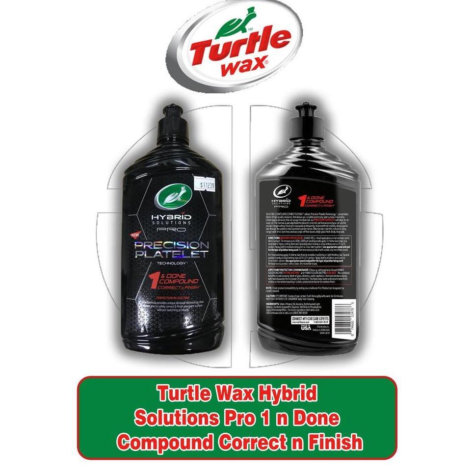 SUPER DEAL - Turtle Wax Hybrid Solutions PRO 1 & Done Profesional Polishing Compoun