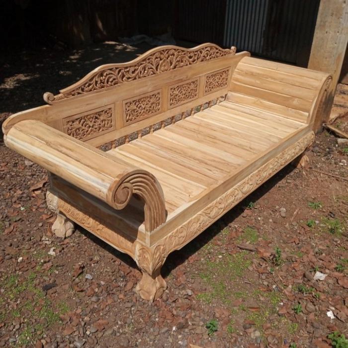 Bale bale Kuku Macan Kayu Jati Ukir Jepara