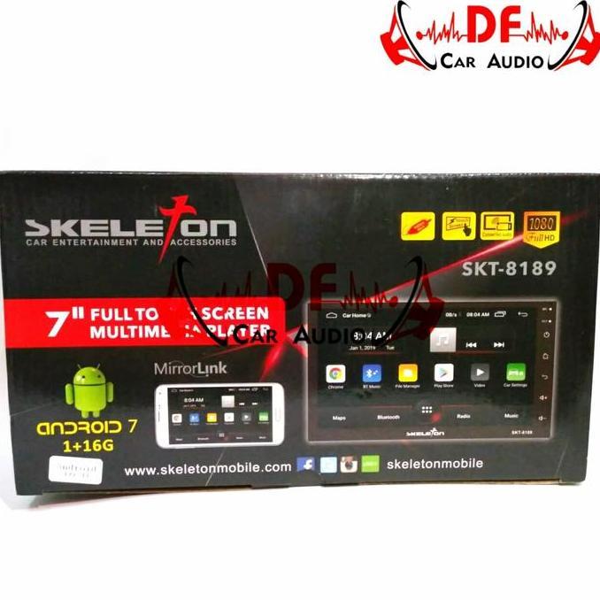 BEBAS ONGKIR - Headunit Android Skeleton 7inch SKT-8189 Universal Android 7inch