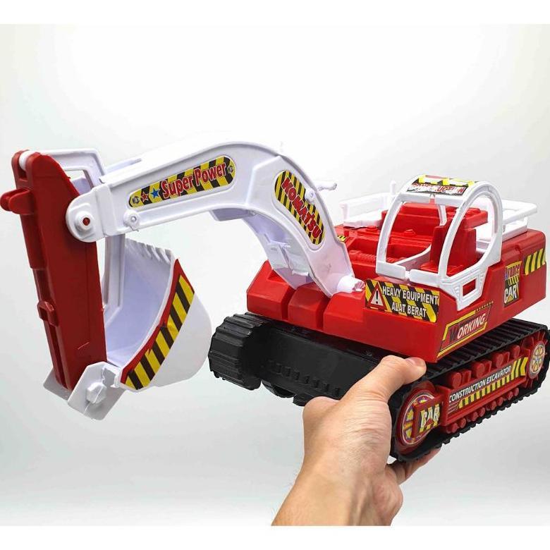 Flash Sale St 2119 - Mainan Truk Super Excavator Construksi Bego Super Jumbo St2119