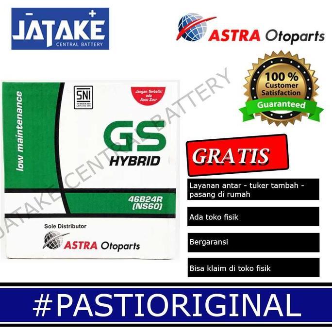 MURAH BERKUALITAS - Aki basah Ns60 / Ns 60 GS Astra Hybrid
