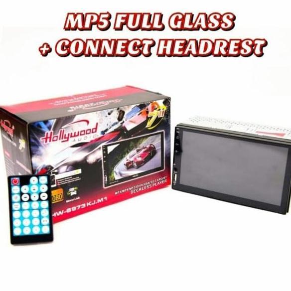 HARGA TERBAIK - headunit deckless MP5 HOLLYWOOD 7inch HW6973