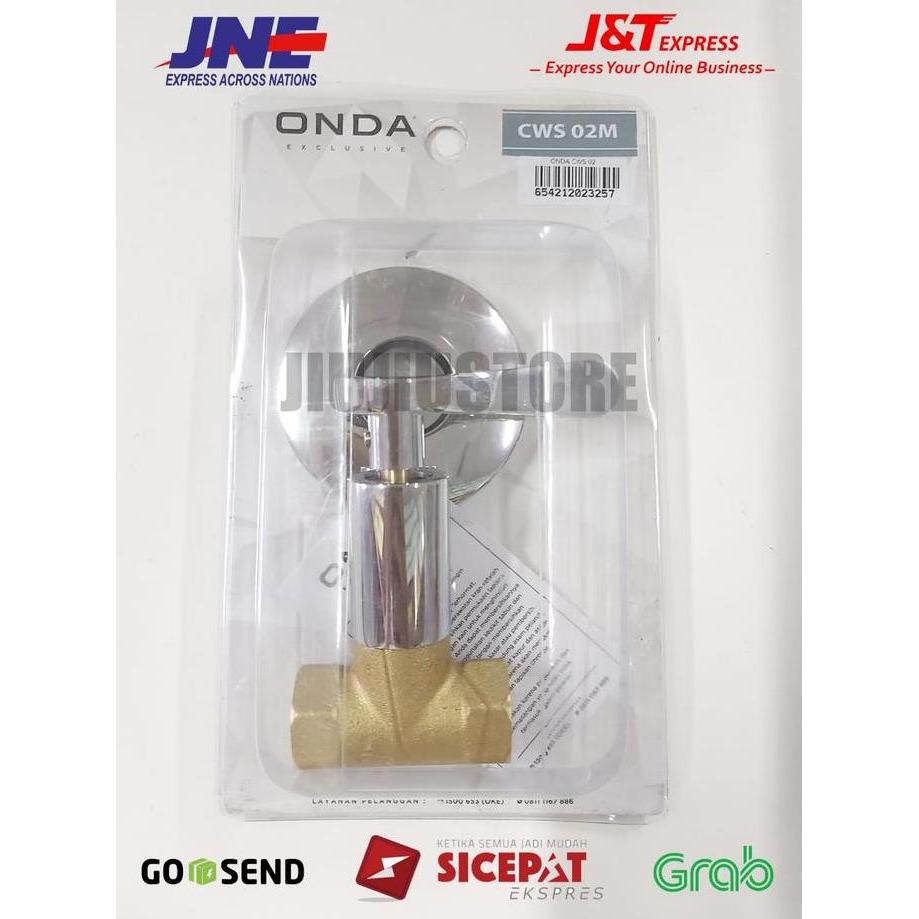STOP KRAN TANAM ONDA CWS02M STOP KRAN SHOWER ONDA EXCLUSIVE CWS 02M terlaris