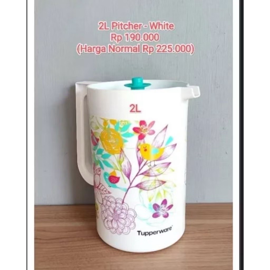 teko tupperware 2 liter