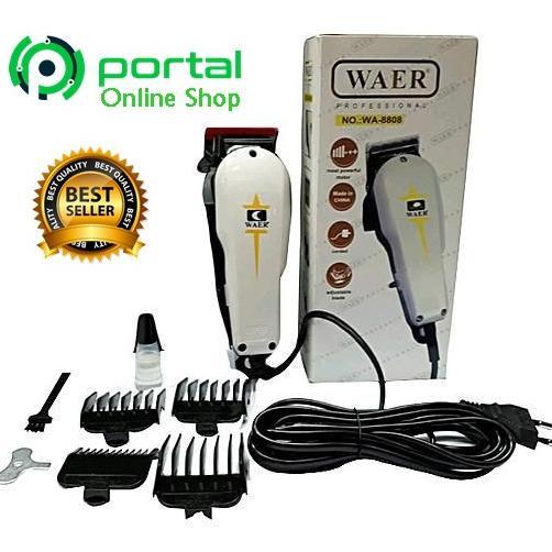 NEW Hair Clipper / Alat Cukur Rambut Listrik PENCUKUR RAMBUT WAER WA-8808 [terbaik][terlaris]