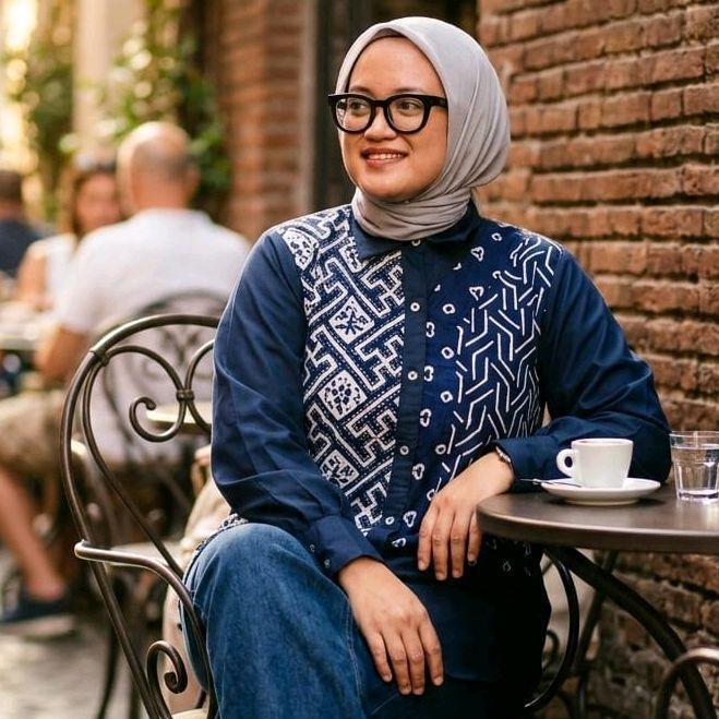 Saiara Kemeja Batik Saiara New Kemeja Batik Navy Kesha