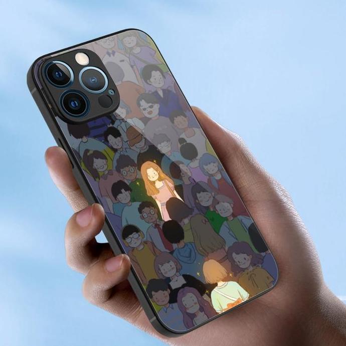 Casetuf Couple Bestie Aesthetic Case untuk iPhone