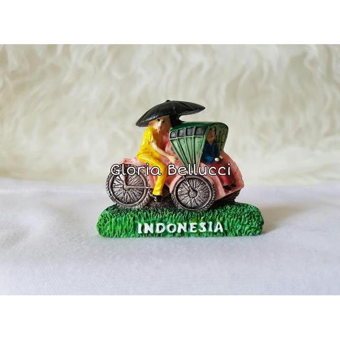 SOUVENIR TEMPELAN MAGNET JAKARTA MONAS INDONESIA