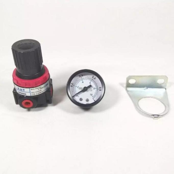 AIR REGULATOR PLUS MANOMETER MODEL AR 2000 ALAT MENGATUR TEKAN UDARA TYPE AR2000 READY STOCK