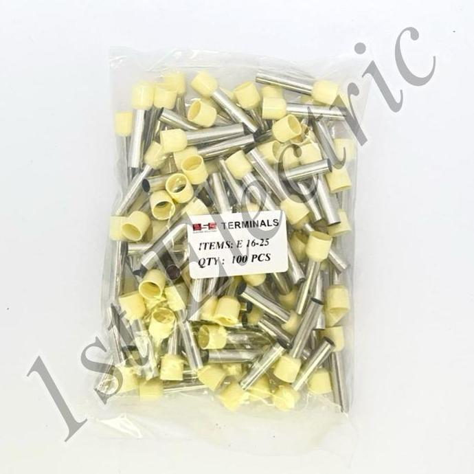 SKUN KABEL FERULES FERULLES 16MM 16 MM E1625 E16-25 E-1625 E-16-25 E 1625 E 16-25 SIAP KIRIM